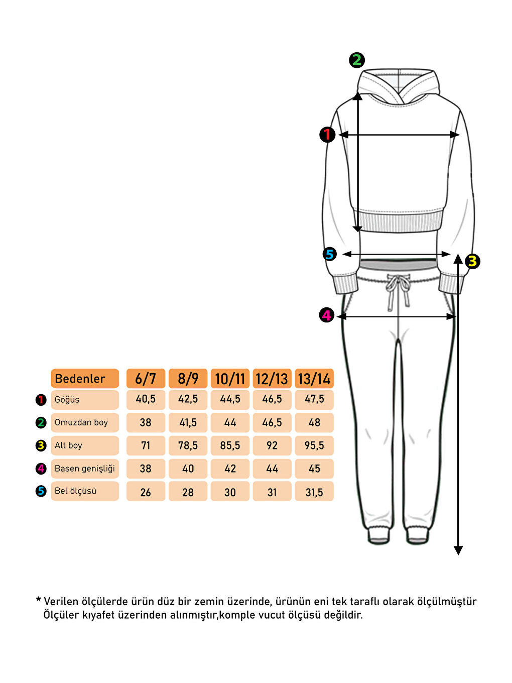 Gri Kız Çocuk Kapüşonlu Baskılı Crop Takım-1