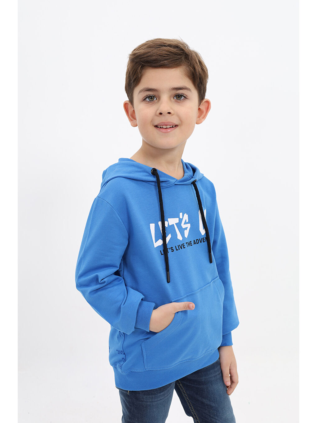 Toontoykids Mavi Erkek Çocuk Baskılı Sweatshirt - 2