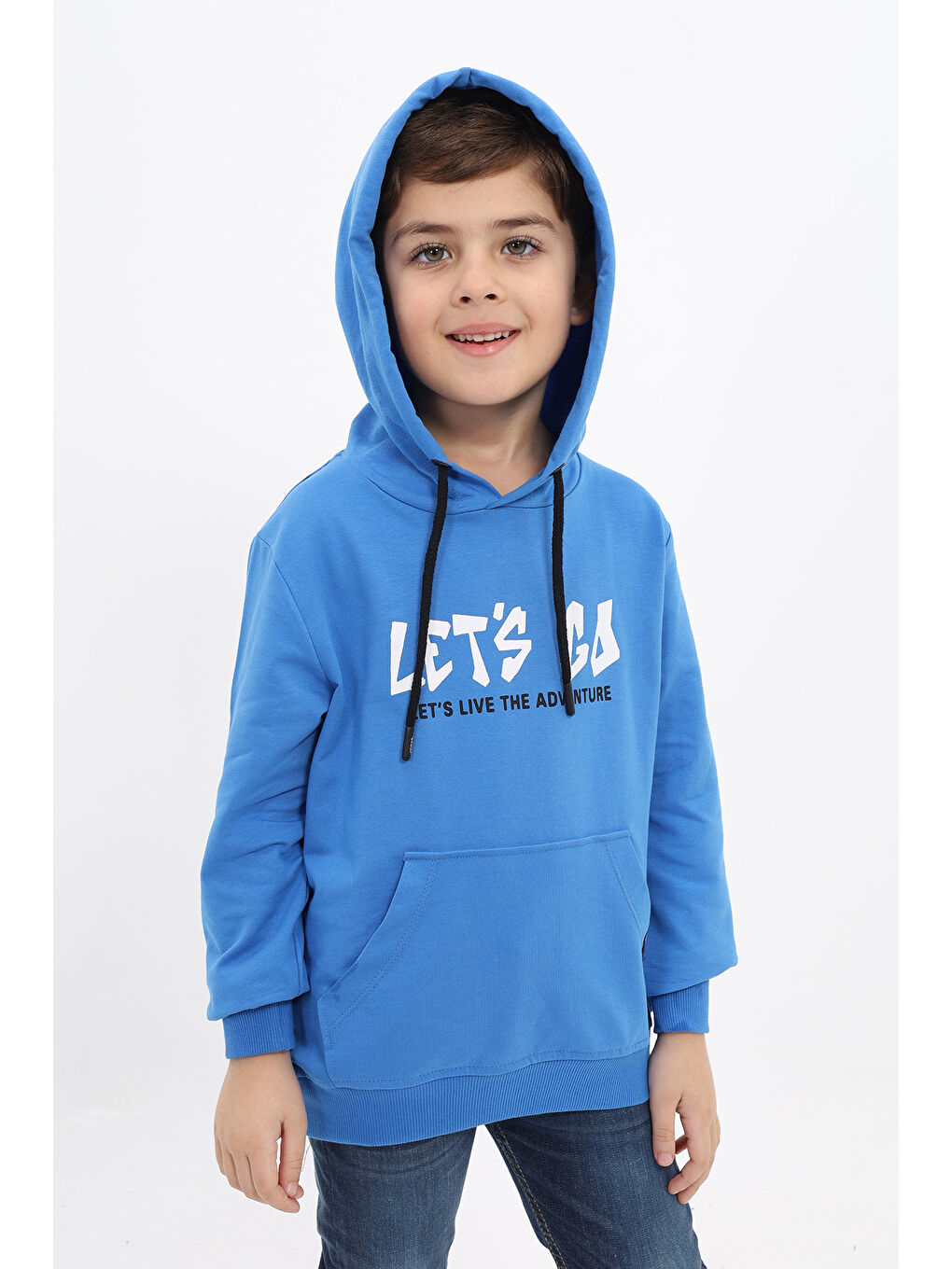 Toontoykids Mavi Erkek Çocuk Baskılı Sweatshirt - 3