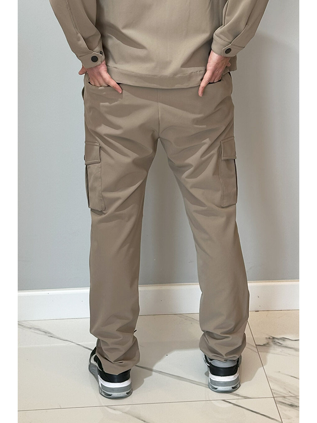 Erkek Çıtçıtlı Pantolon 24720 Bej-2