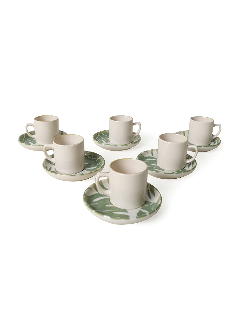 Karışık Forest Nordic Kahve Takımı 12 Parça 6 Kişilik-5