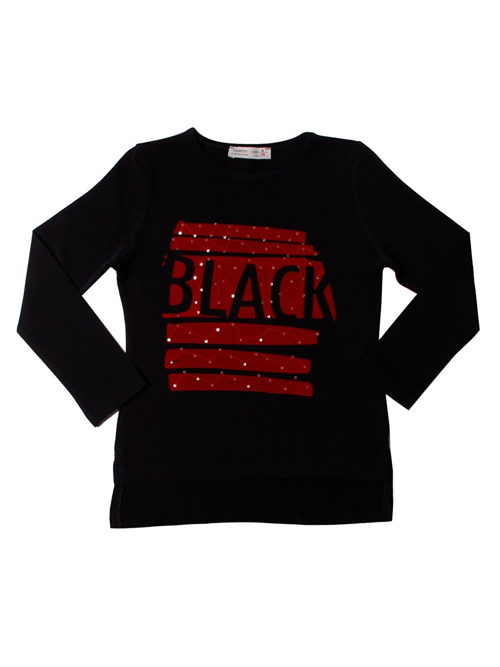 Siyah Kız Çocuk Sweatshırt
