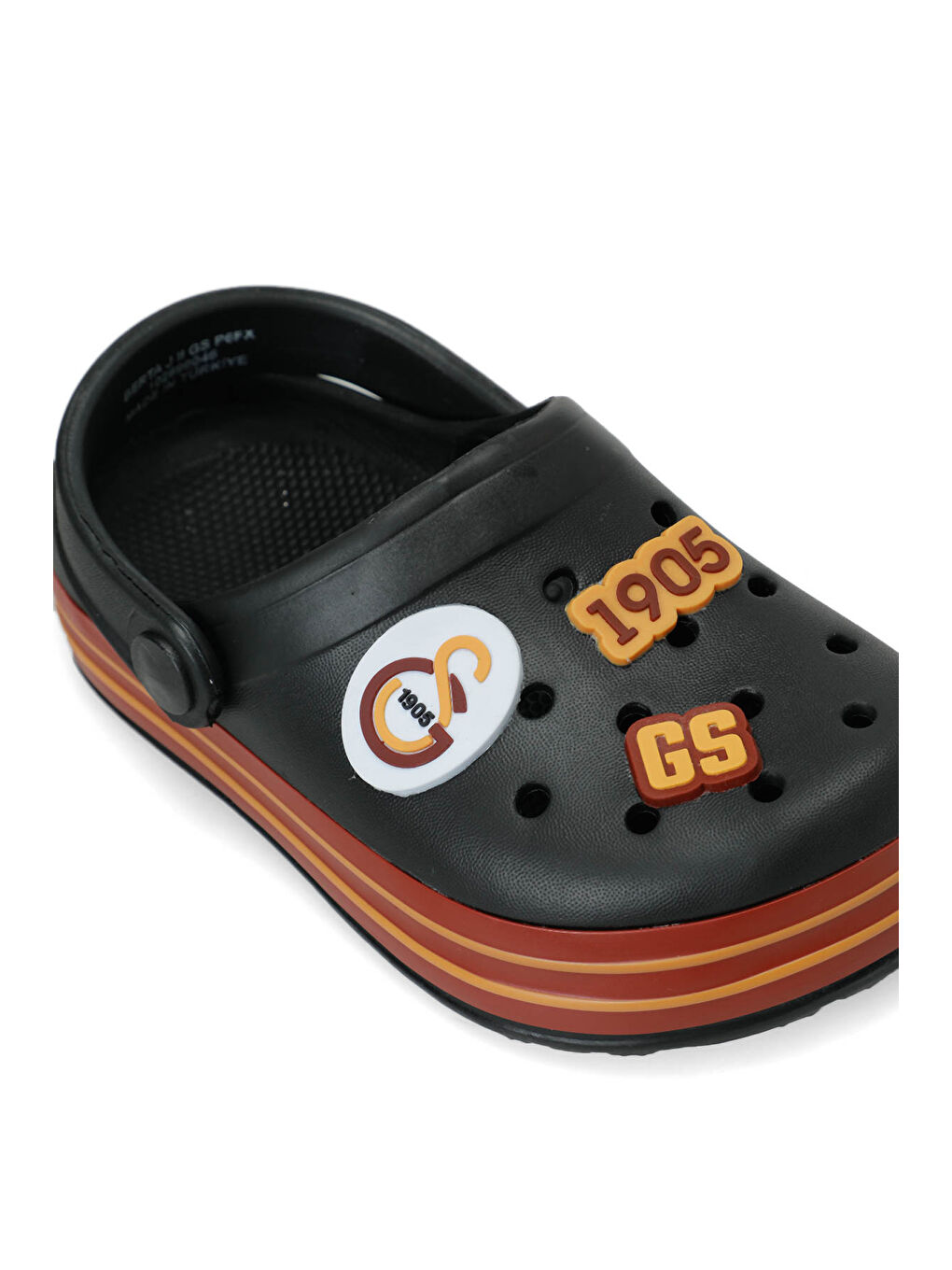 BERTA J II  P Siyah Erkek Çocuk Sabo Terlik-6