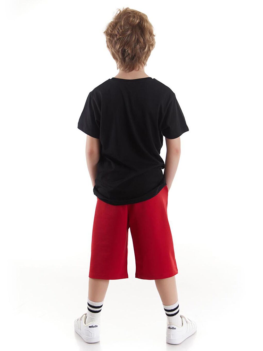 Siyah Erkek Çocuk Takım Awesome Baskılı Kaprili Alt Üst Takım Trend Pamuklu Ak2520-7