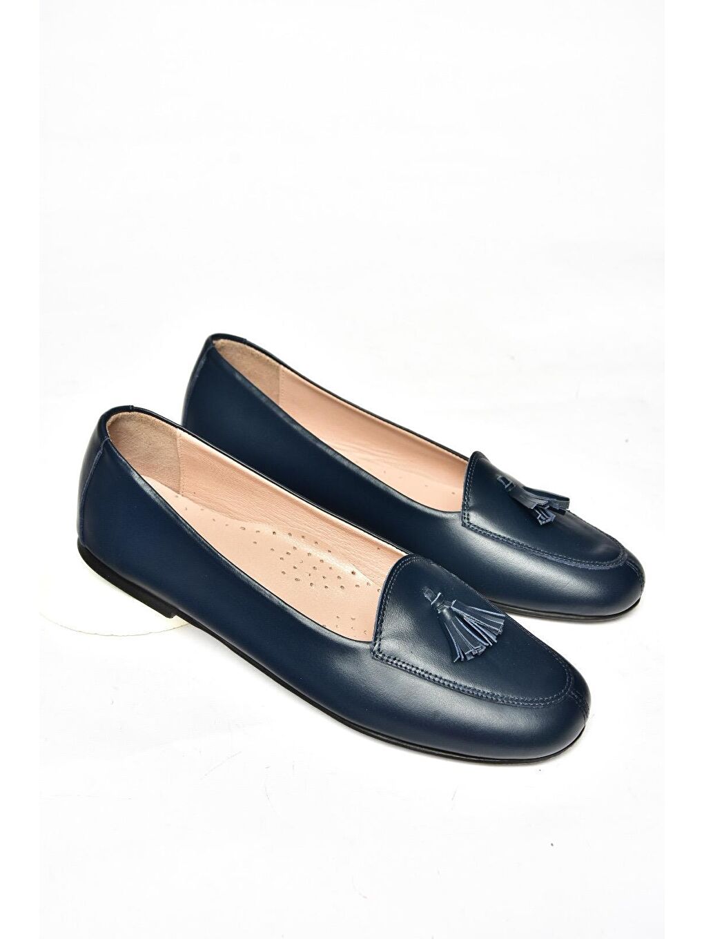 R6670012 Lacivert Kadın Babet-6