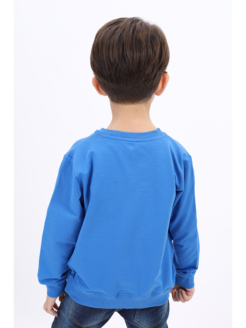 Mavi Erkek Çocuk Baskılı Sweatshirt-2