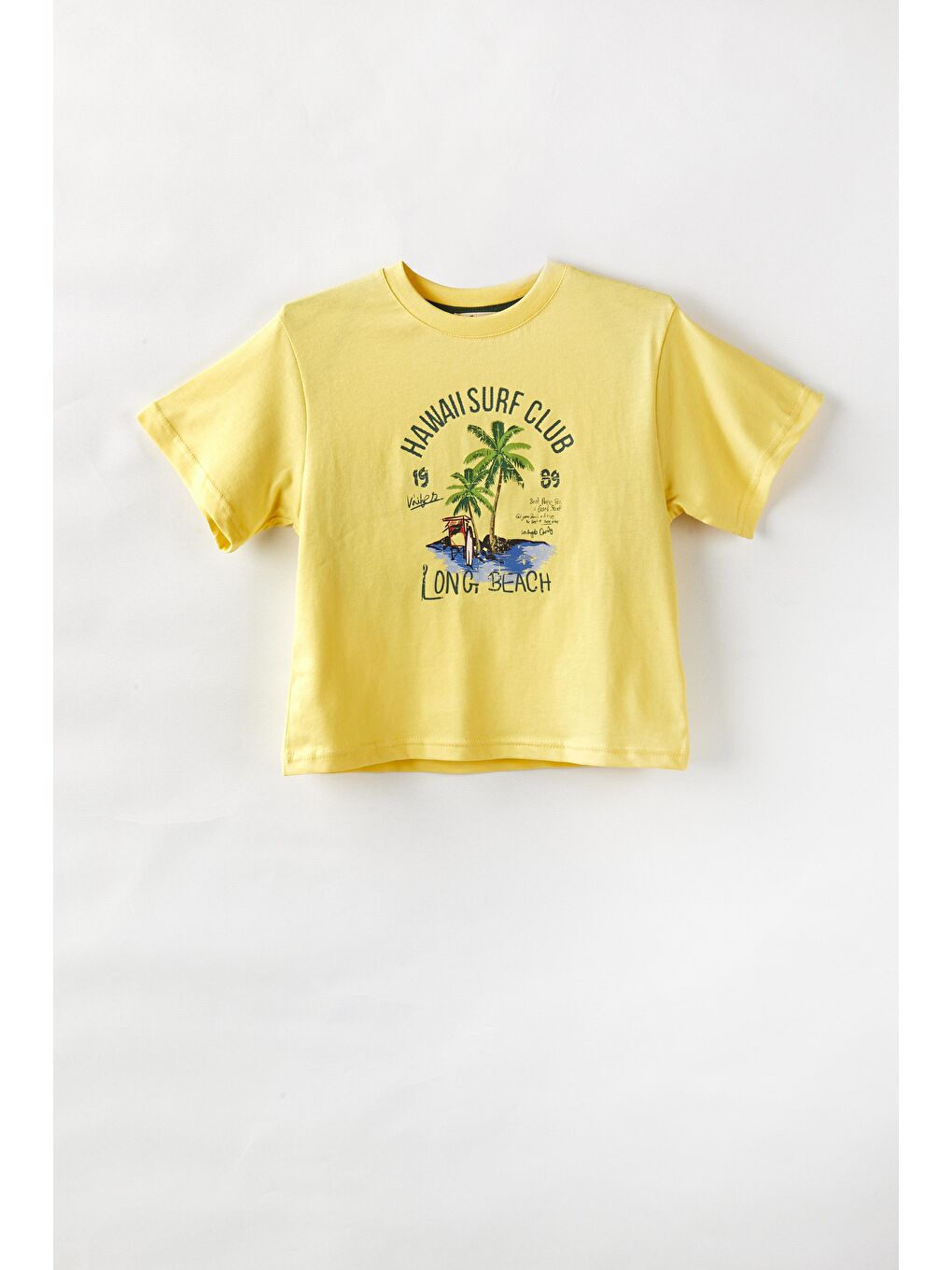 Sarı Basic Şortlu Takım-1