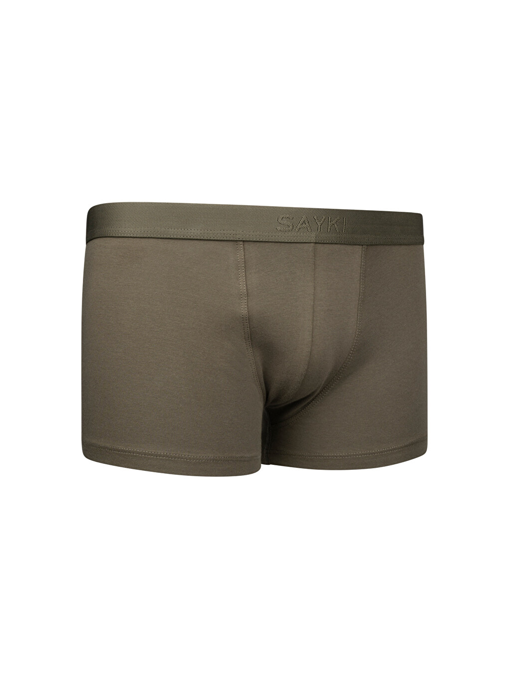 Haki Pamuklu Boxer