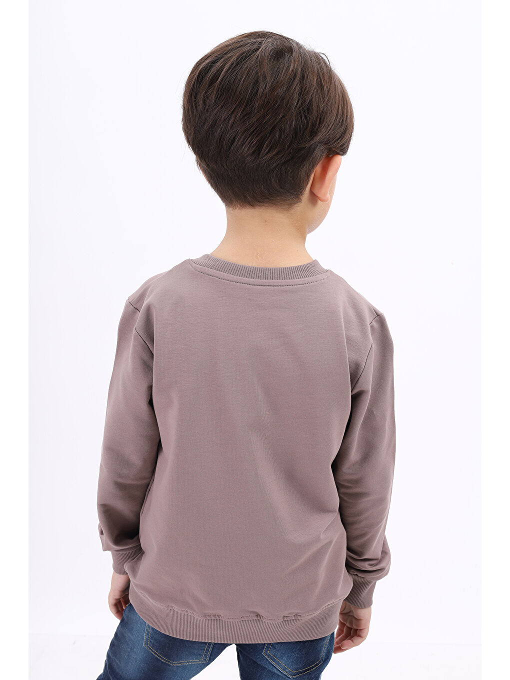 Toontoykids Kahverengi Erkek Çocuk Baskılı Sweatshirt - 4