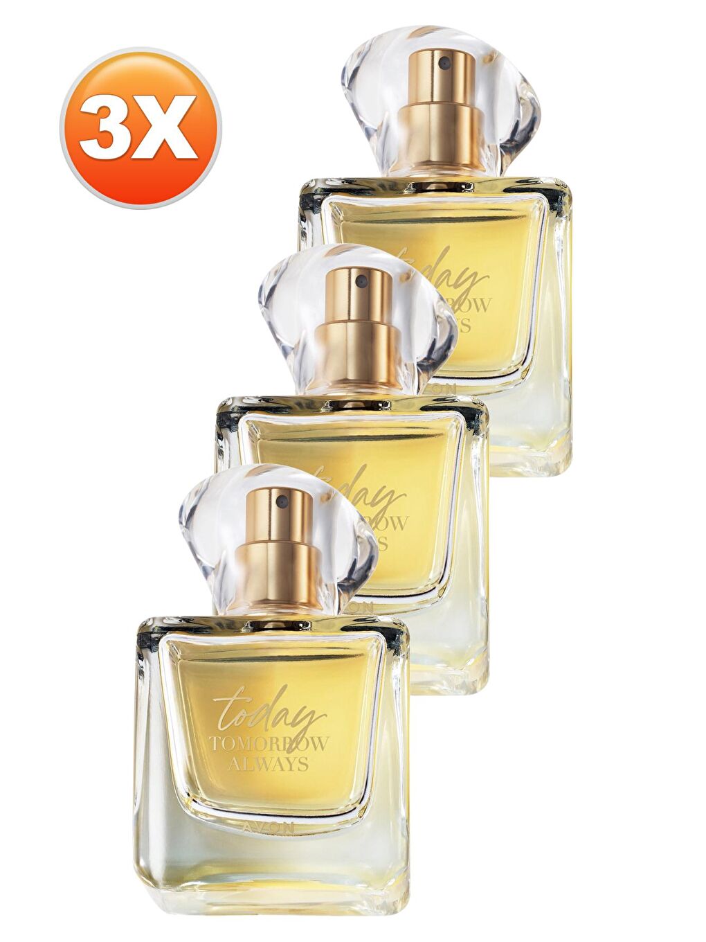 AVON Renksiz Today Kadın Parfüm Edp 50 Ml. Üçlü Set - 1