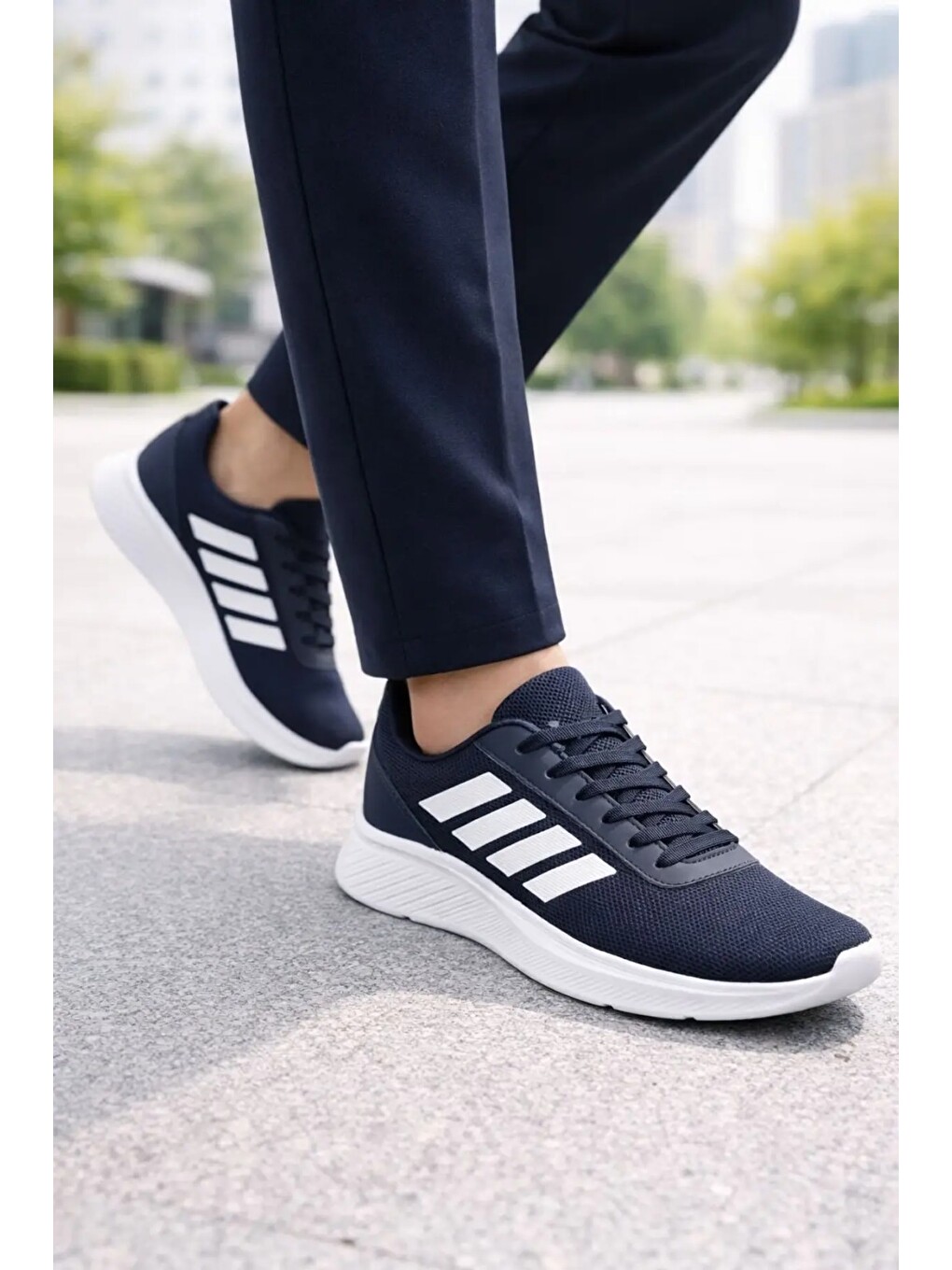 Lacivert Unisex Aqua Ayakkabı Günlük Ayakkabı Ortopedik Taban Günlük Ayakkabı Sneakers