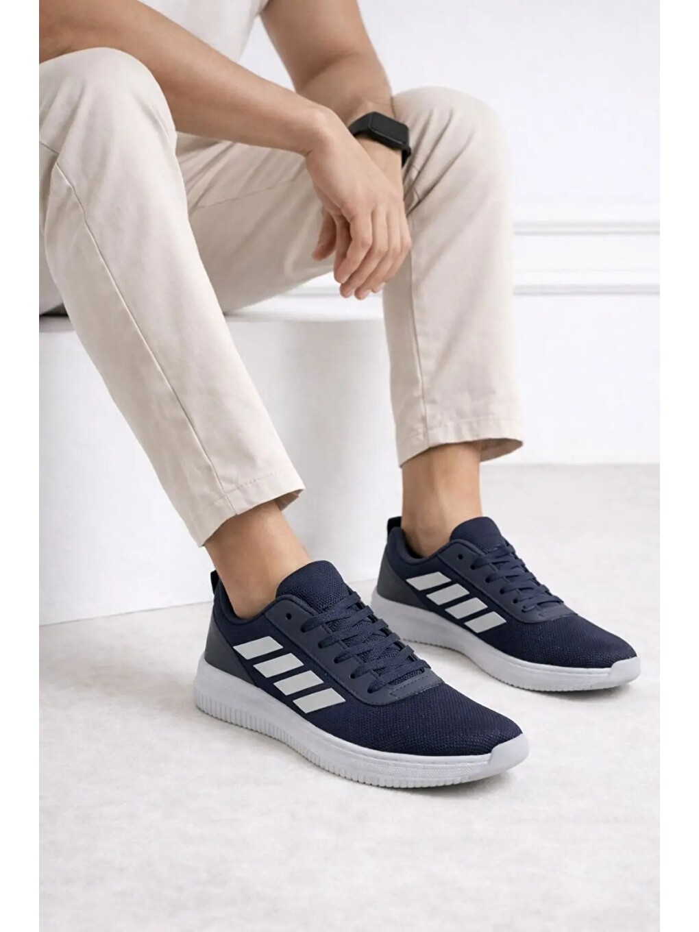 Lacivert Unisex Aqua Ayakkabı Günlük Ayakkabı Ortopedik Taban Günlük Ayakkabı Sneakers-1