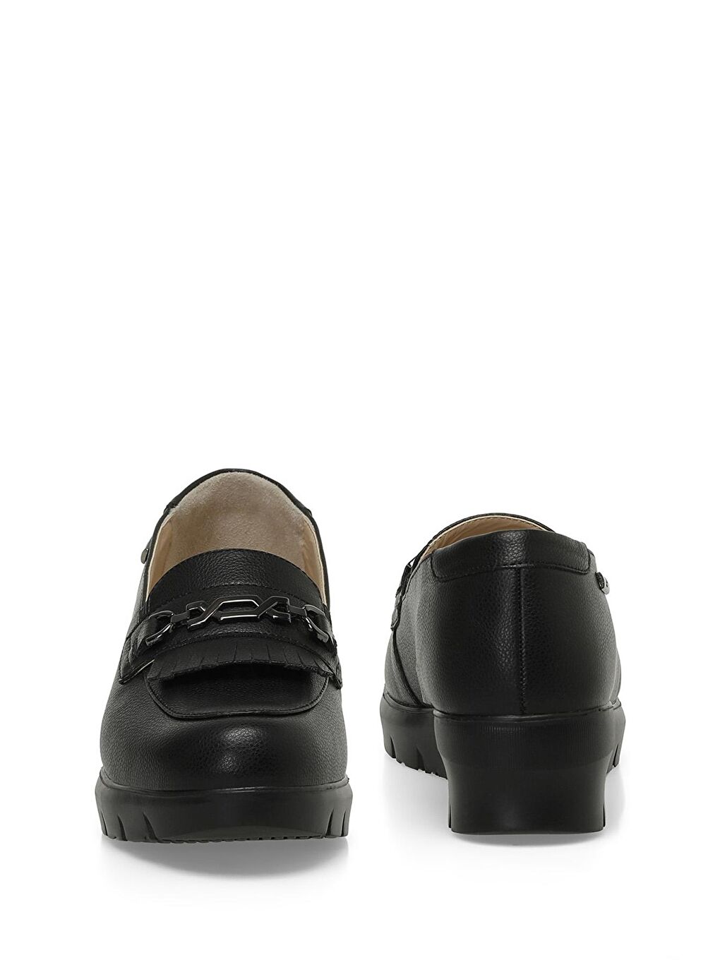 166010.Z4FX Siyah Kadın Loafer-4