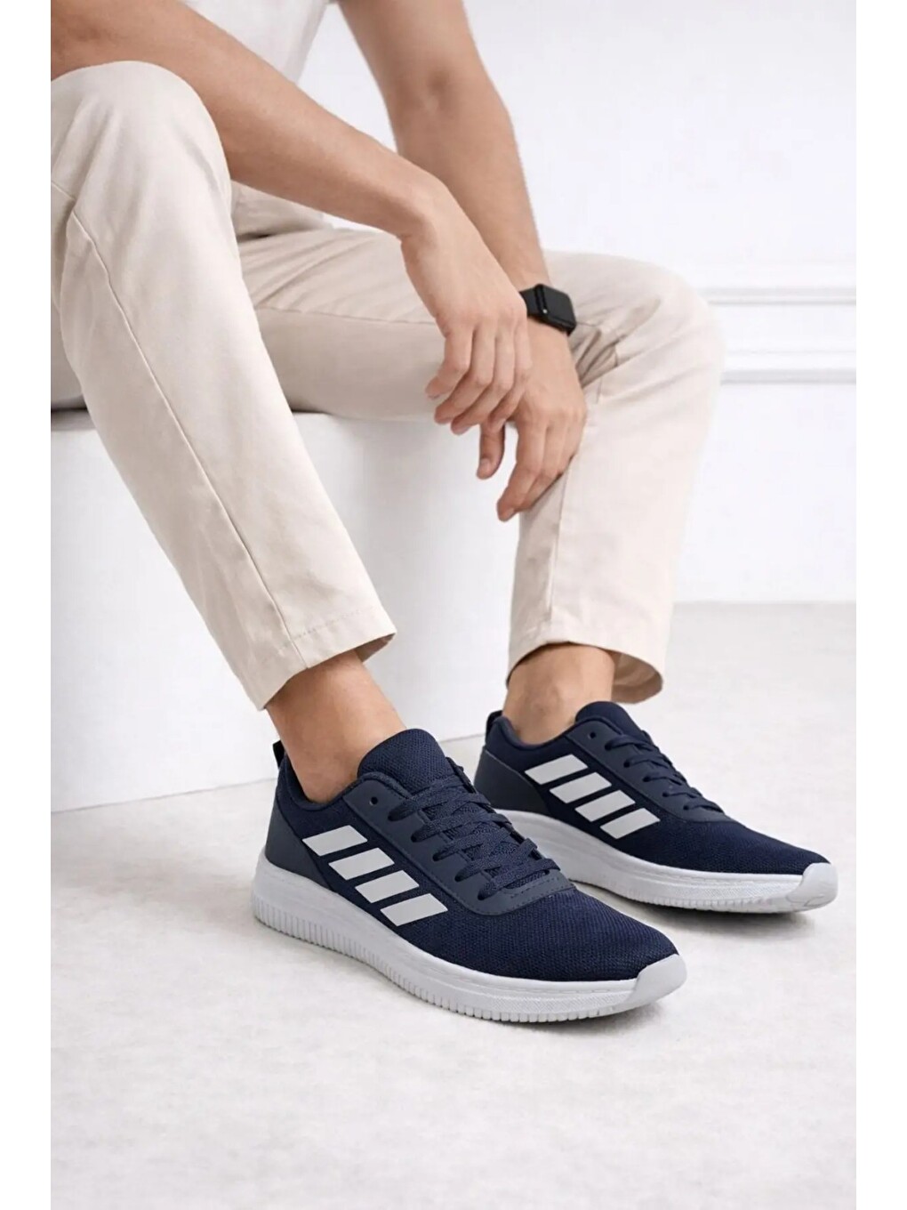 Lacivert Unisex Aqua Ayakkabı Günlük Ayakkabı Ortopedik Taban Günlük Ayakkabı Sneakers-3