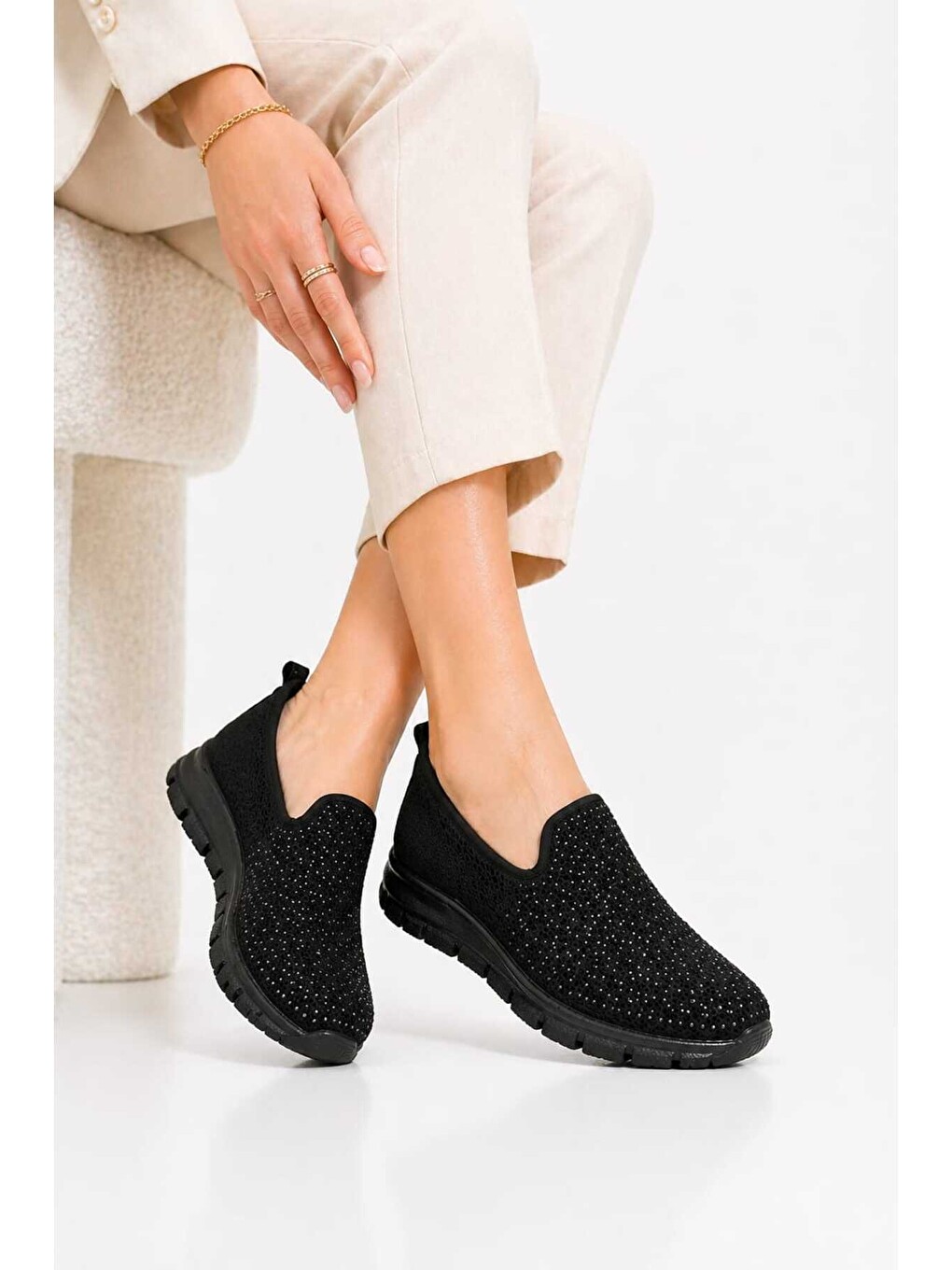 Siyah Unisex Aqua Ayakkabı Günlük Ayakkabı Ortopedik Taban Günlük Ayakkabı Sneakers