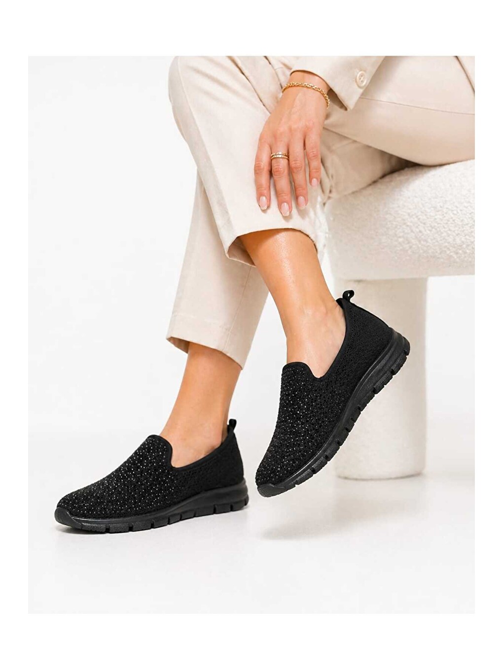Siyah Unisex Aqua Ayakkabı Günlük Ayakkabı Ortopedik Taban Günlük Ayakkabı Sneakers-1