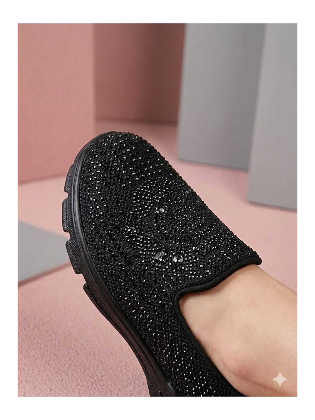 Siyah Unisex Aqua Ayakkabı Günlük Ayakkabı Ortopedik Taban Günlük Ayakkabı Sneakers-3