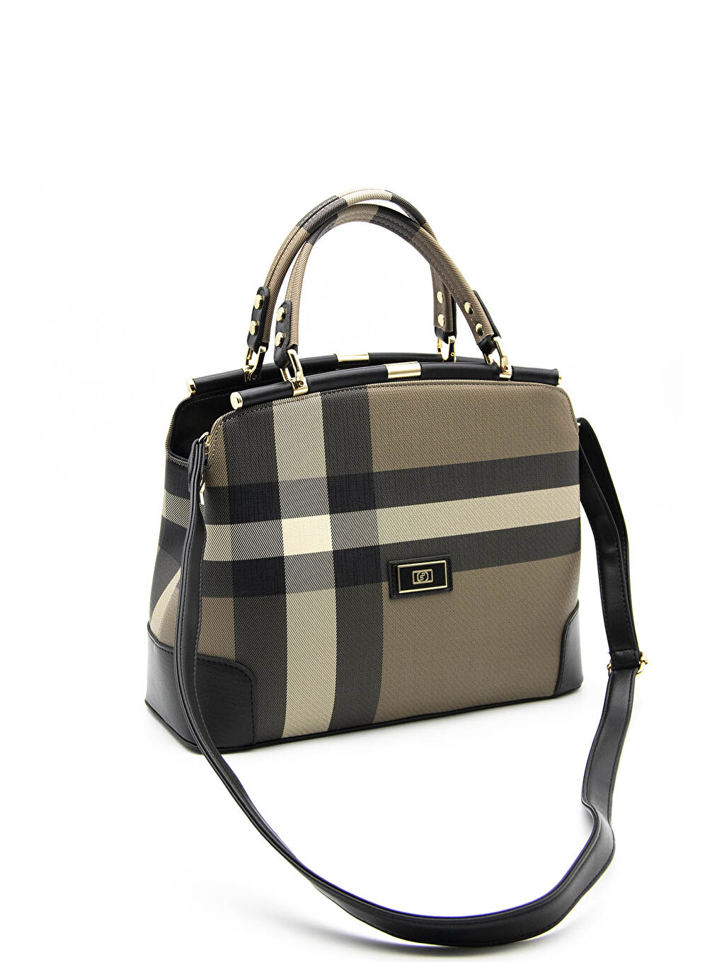 Kahverengi Kadın Omuz Çantası 706-10947 BAYAN ÇANTASI M80 KAHVE-MAT SİYAH-5