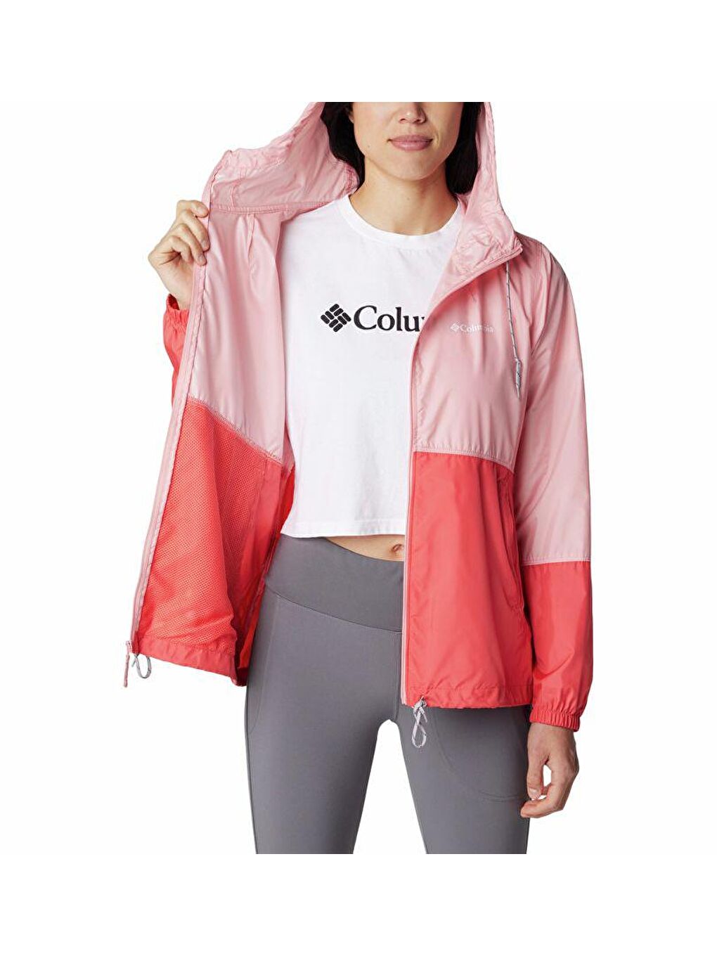 Columbia Pembe Flash Forward Windbreaker Kadın İnce Rüzgarlık KL3010-680 - 4