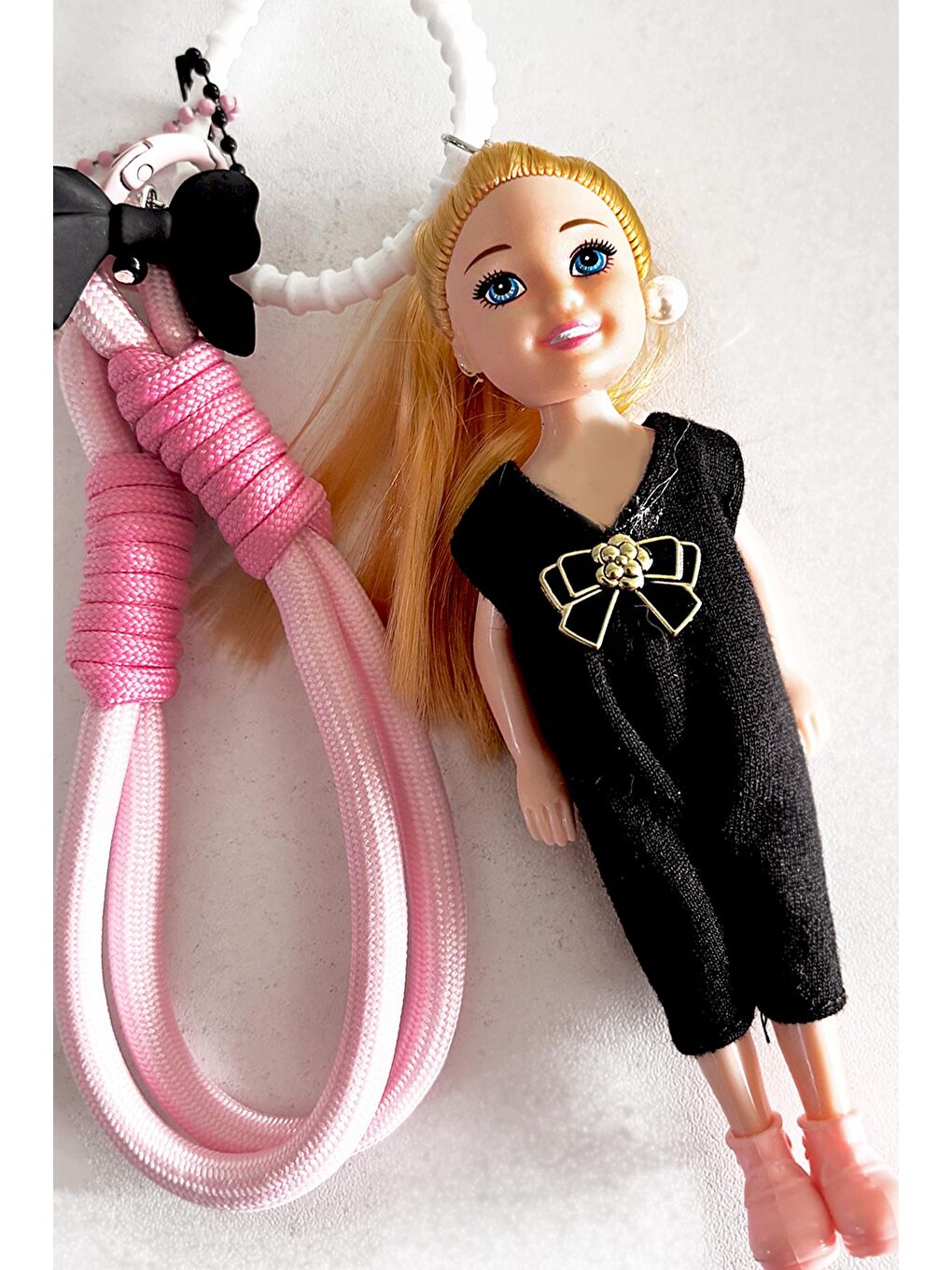 New Obsessions Karişik Diana Baby Doll Charmlı Çanta Süsü Anahtarlık - 5