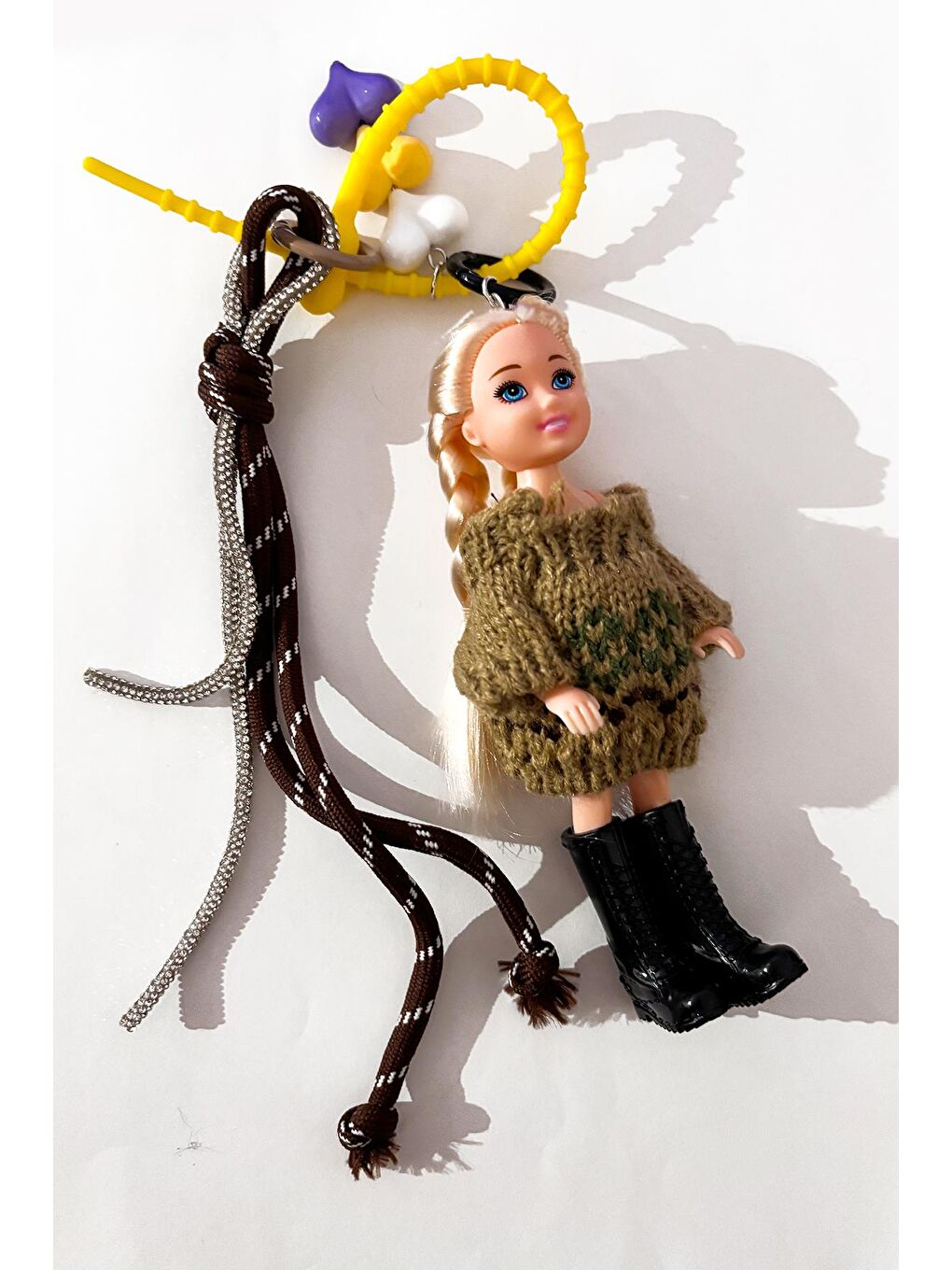 New Obsessions Karişik Betty Baby Doll Charmlı Çanta Süsü Anahtarlık