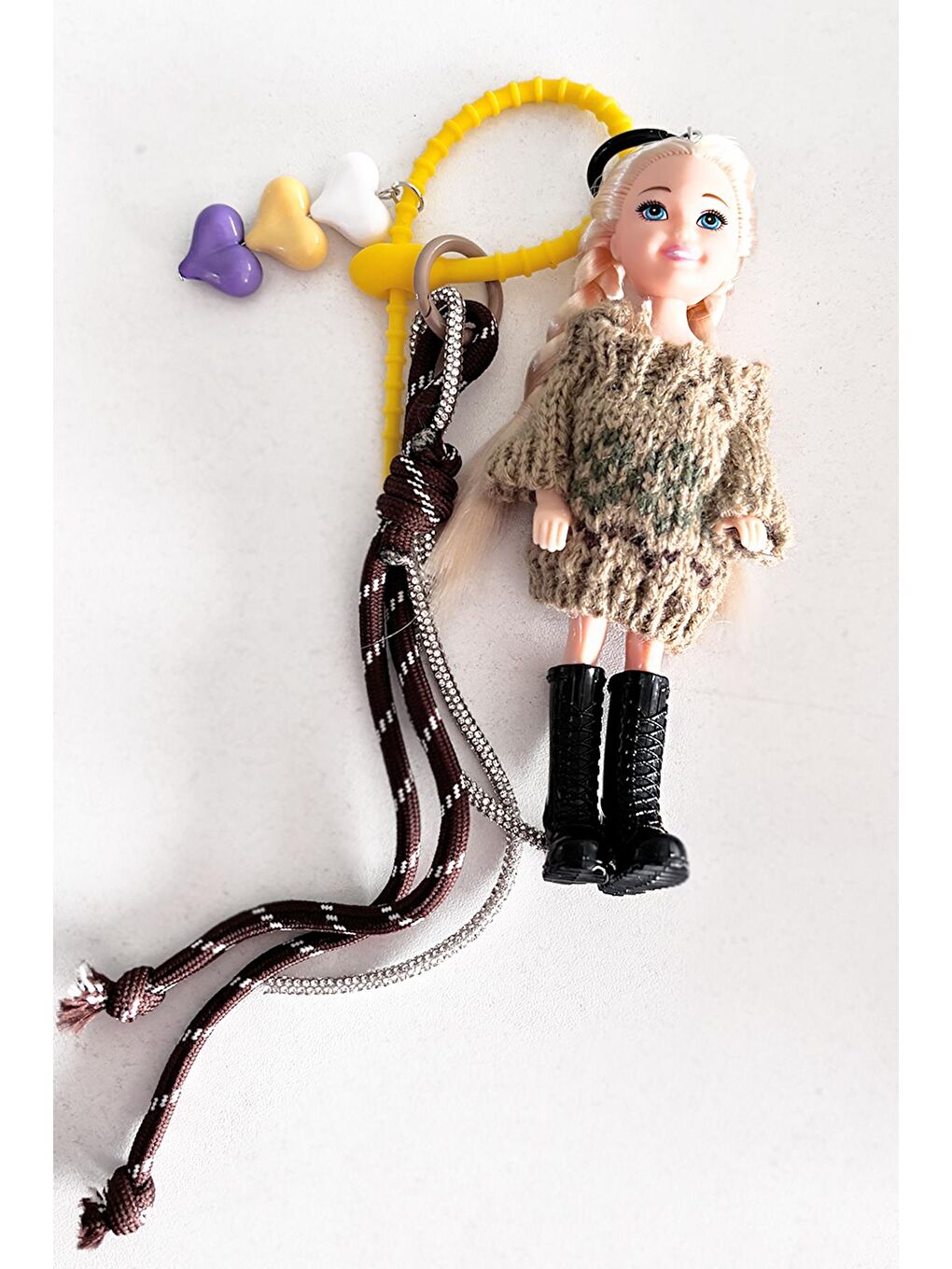 New Obsessions Karişik Betty Baby Doll Charmlı Çanta Süsü Anahtarlık - 1