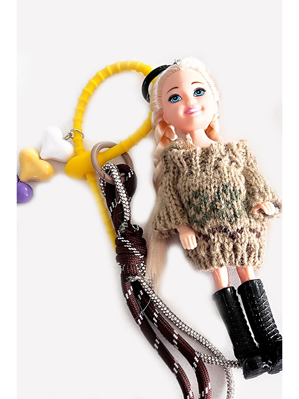New Obsessions Karişik Betty Baby Doll Charmlı Çanta Süsü Anahtarlık - 2