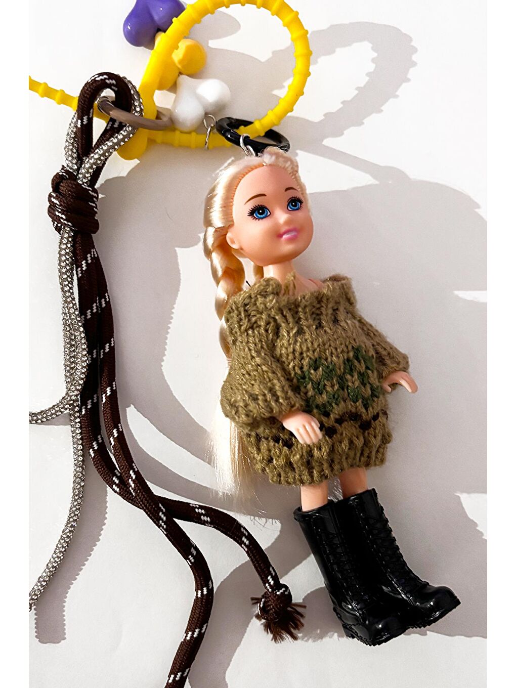 New Obsessions Karişik Betty Baby Doll Charmlı Çanta Süsü Anahtarlık - 5