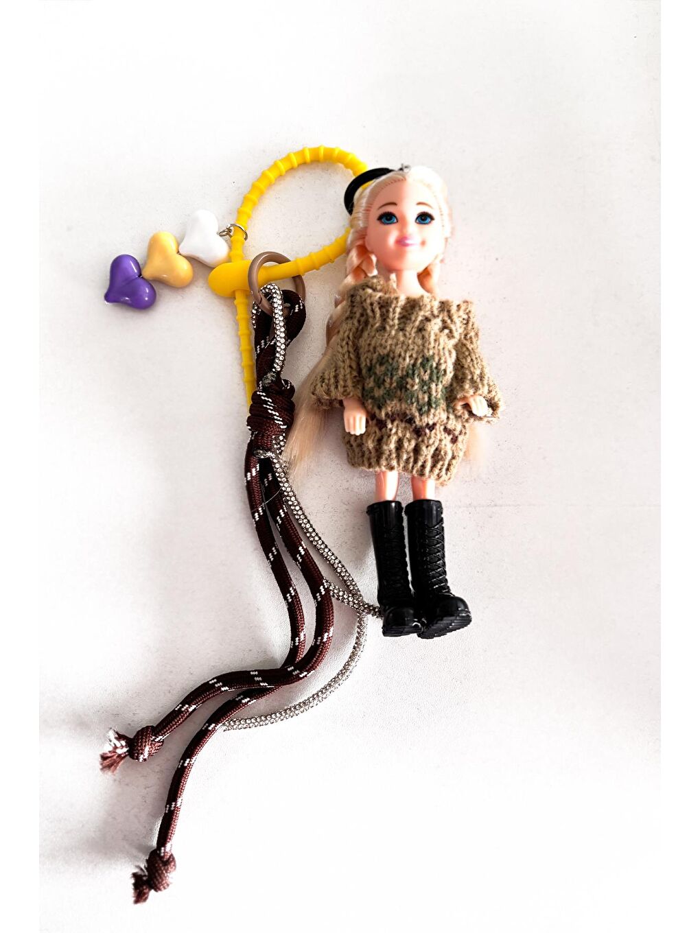 New Obsessions Karişik Betty Baby Doll Charmlı Çanta Süsü Anahtarlık - 7