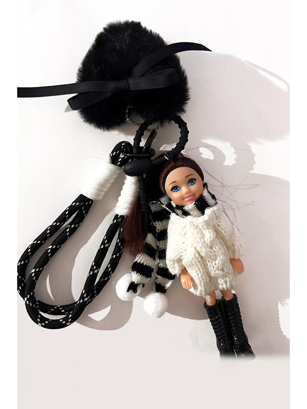 Karışık Sandra Baby Doll Charmlı Çanta Süsü Anahtarlık