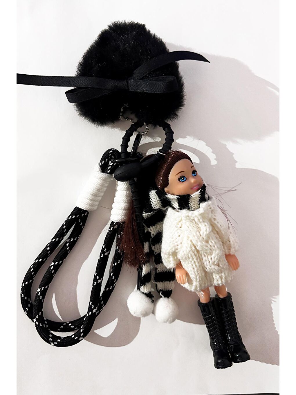 Karışık Sandra Baby Doll Charmlı Çanta Süsü Anahtarlık-2