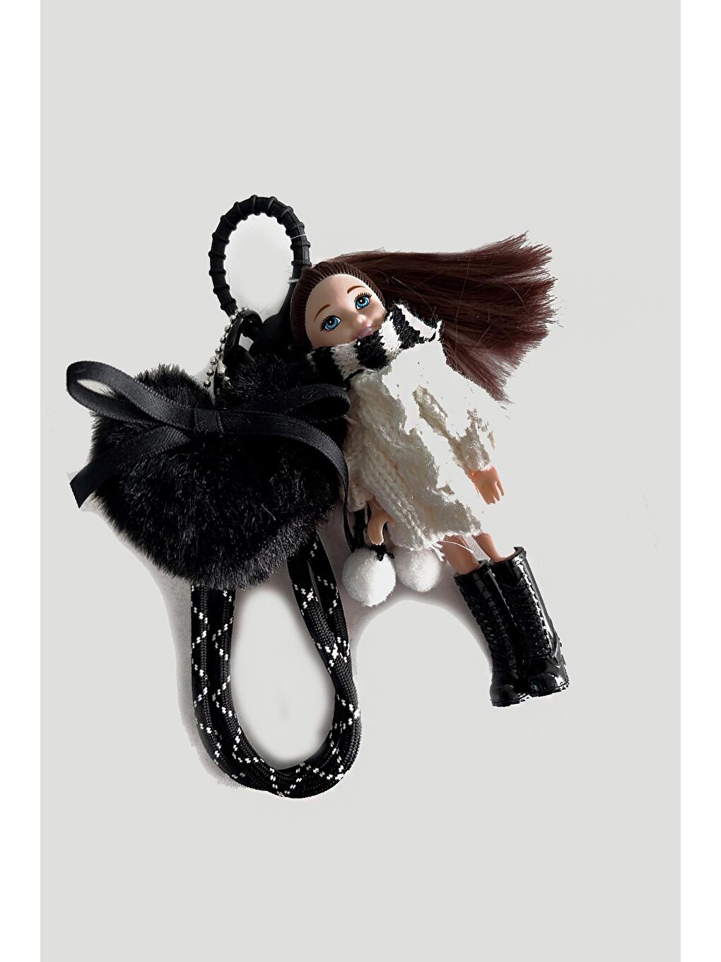 Karışık Sandra Baby Doll Charmlı Çanta Süsü Anahtarlık-3