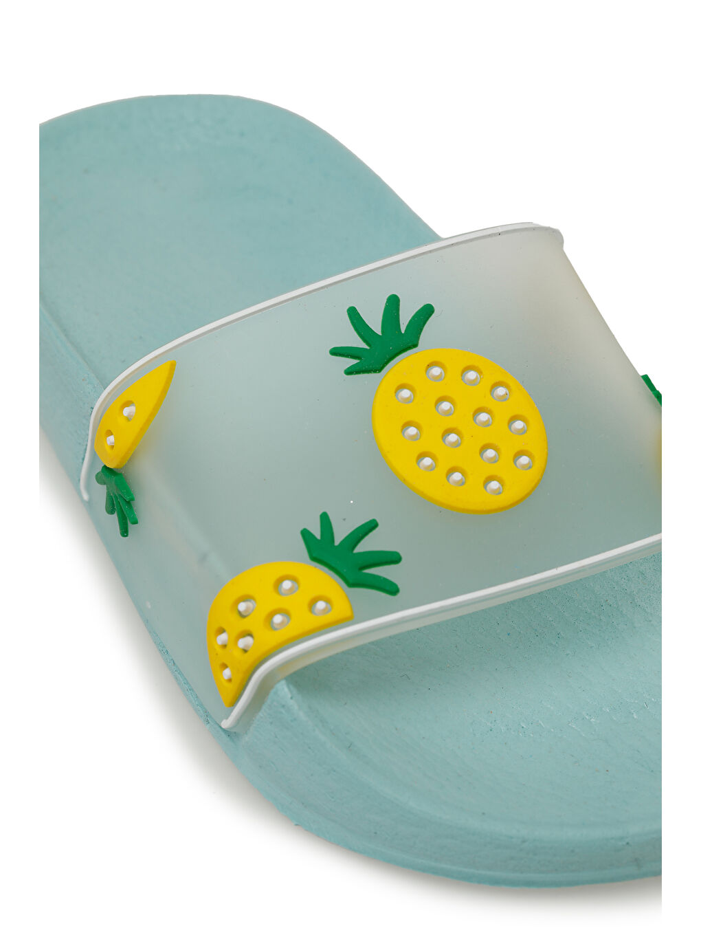 624395.P3FX Yeşil Kız Çocuk Terlik-6