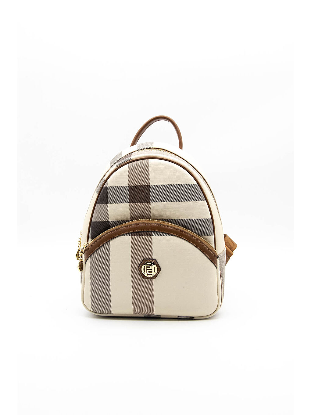 Kahverengi Kadın 945-33736 SIRT ÇANTASI M48 KREM-MAT TABA