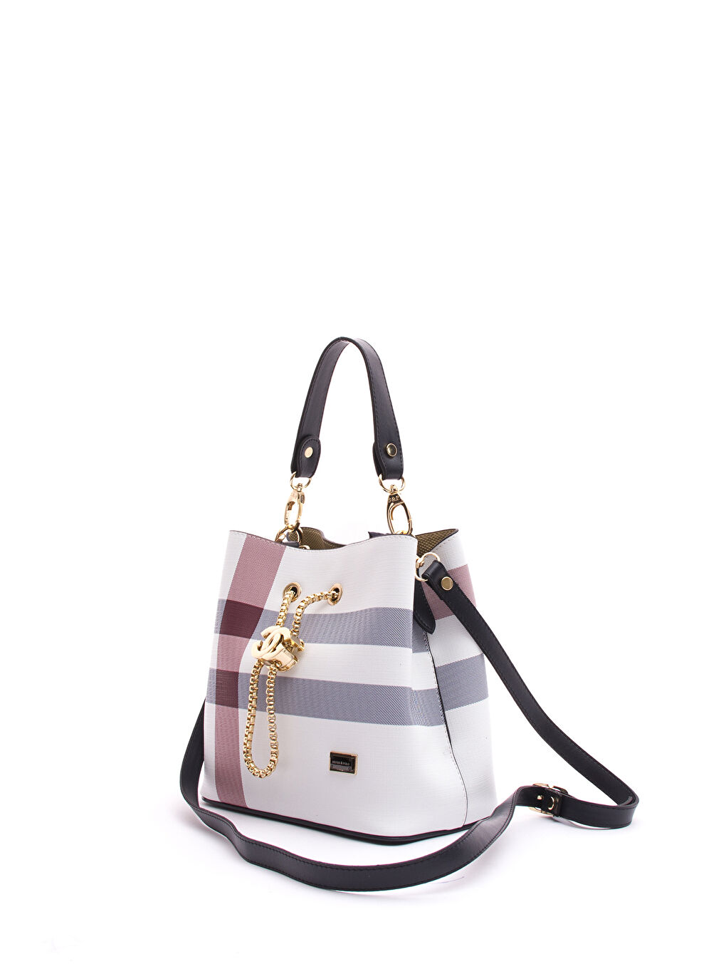 Beyaz Kadın Çapraz Çanta 967-33962 ÇAPRAZ BAYAN ÇANTASI M3 BEYAZ-MAT LACİ-1