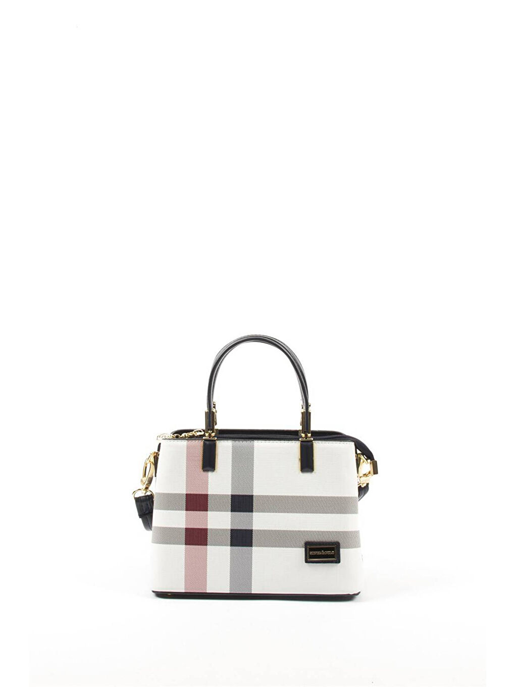 Beyaz Kadın Omuz Çantası 987-34647 SILVER POLO BAYAN ÇANTASI MK3 BEYAZ-MAT LACİ