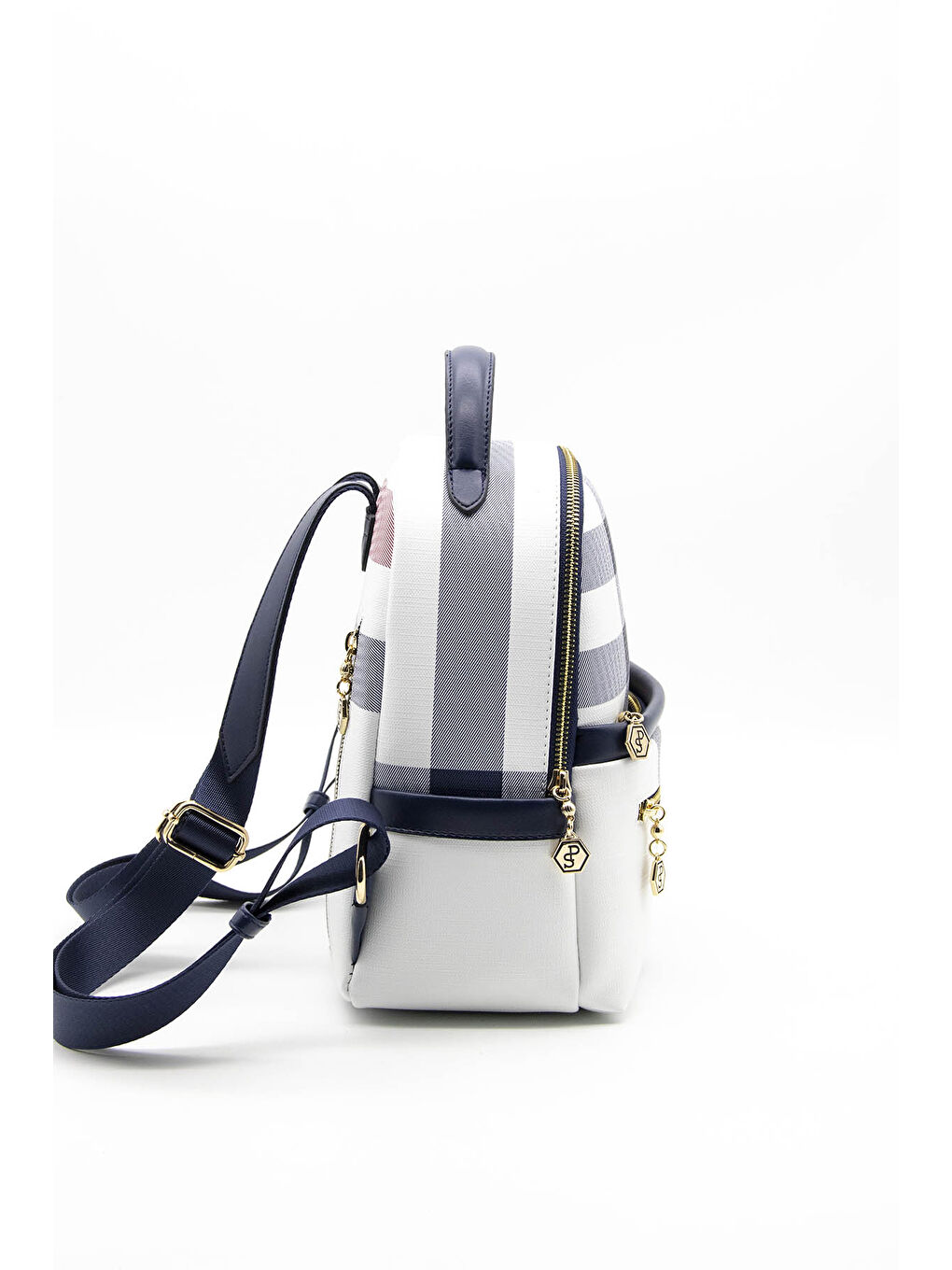 Beyaz Kadın 1061-39326 SIRT ÇANTASI M3 BEYAZ-MAT LACİ-2