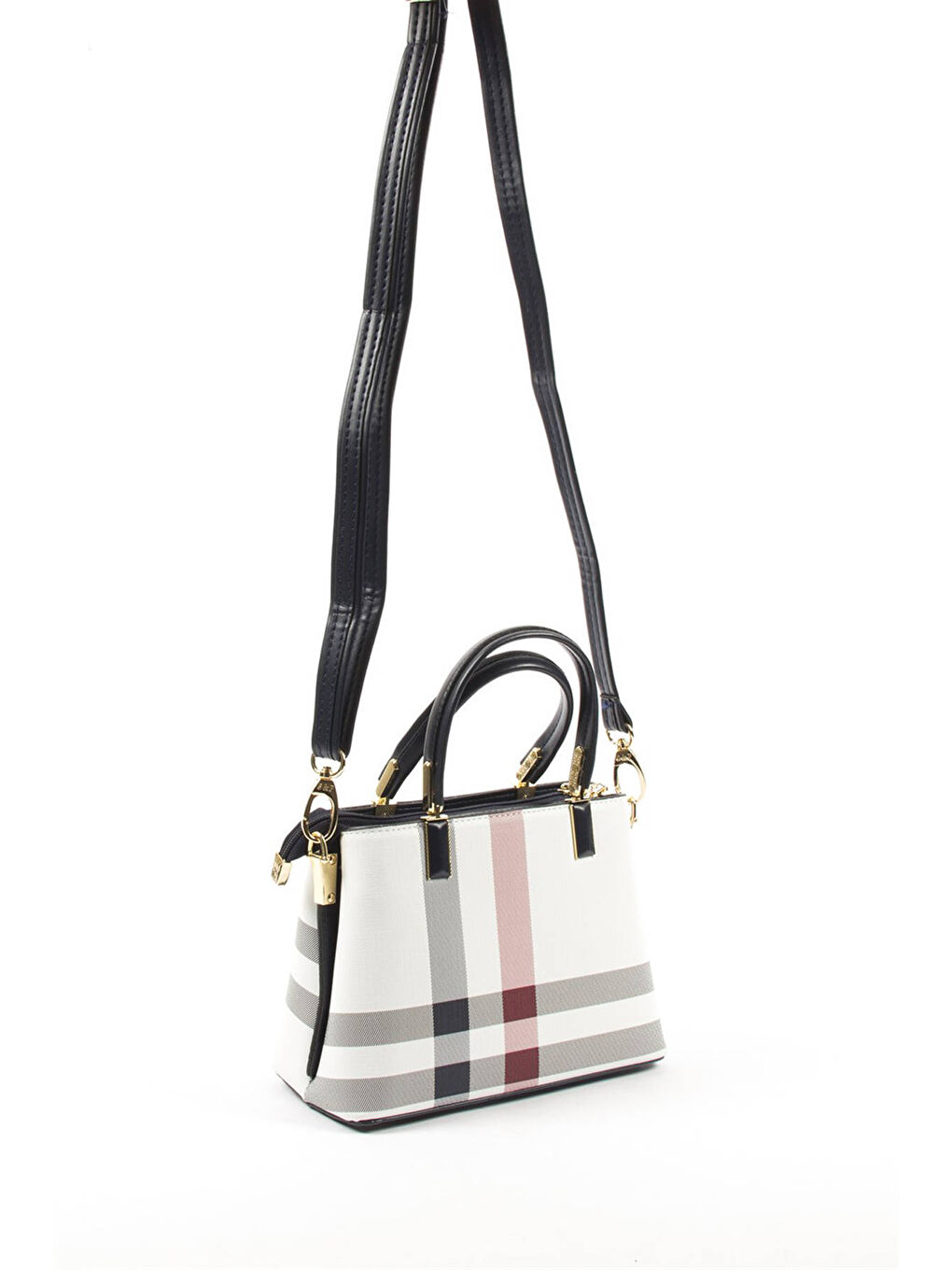 Beyaz Kadın Omuz Çantası 987-34647 SILVER POLO BAYAN ÇANTASI MK3 BEYAZ-MAT LACİ-2