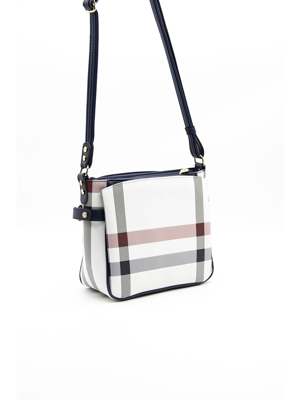 Beyaz Kadın Çapraz Çanta 884-34208 SILVER POLO ÇAPRAZ BAYAN ÇANTASI MK3 BEYAZ-MAT LACİ-2