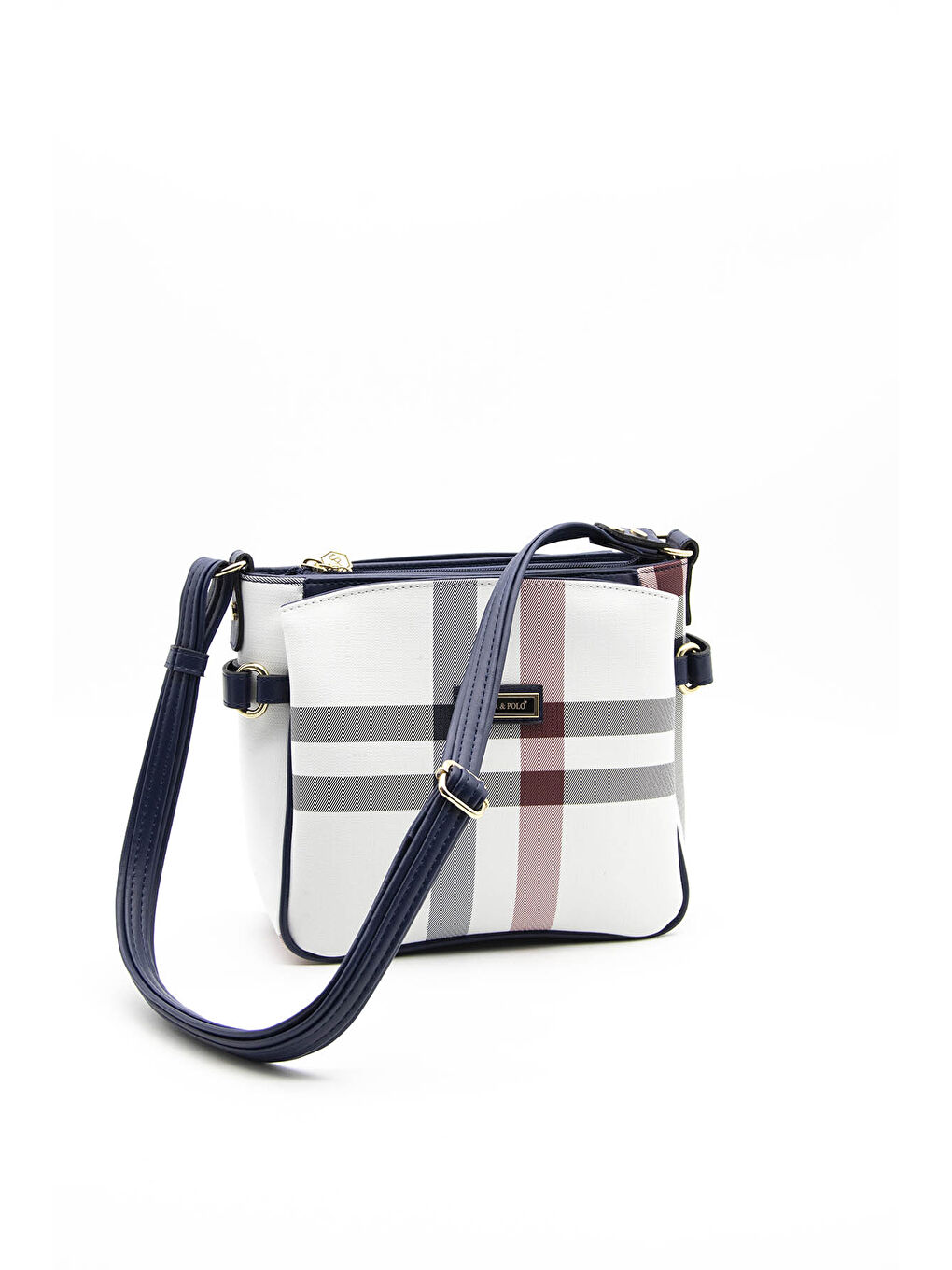 Beyaz Kadın Çapraz Çanta 884-34208 SILVER POLO ÇAPRAZ BAYAN ÇANTASI MK3 BEYAZ-MAT LACİ-3