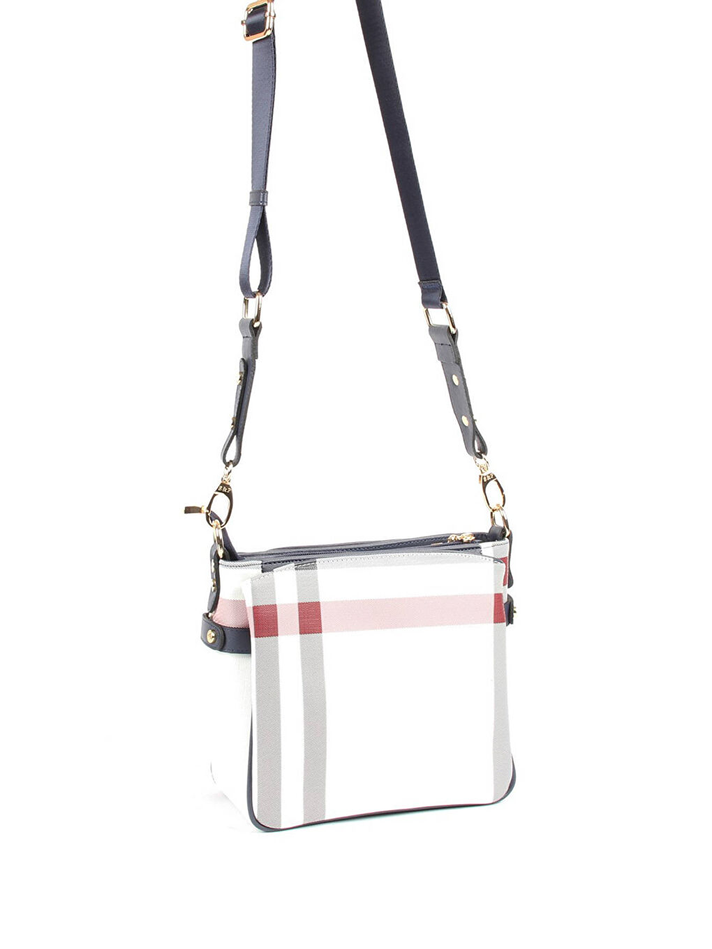 Beyaz Kadın Çapraz Çanta 884-34208 SILVER POLO ÇAPRAZ BAYAN ÇANTASI MK3 BEYAZ-MAT LACİ-4