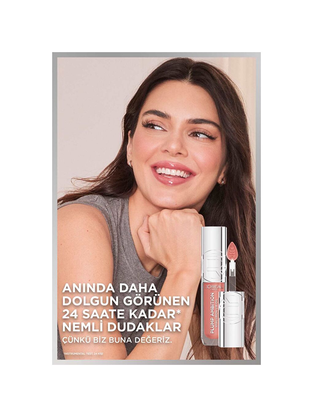 L'Oréal Paris Plump Ambition Hyaluron Lip Oil Besleyici ve Nemlendirici Dudak Parlatıcısı - 490 Berr-1
