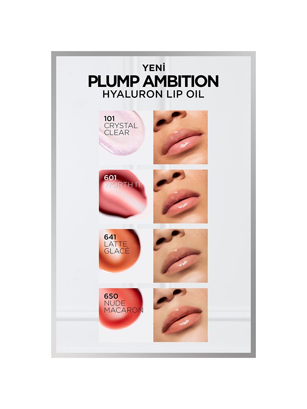 L'Oréal Paris Plump Ambition Hyaluron Lip Oil Besleyici ve Nemlendirici Dudak Parlatıcısı - 490 Berr-7