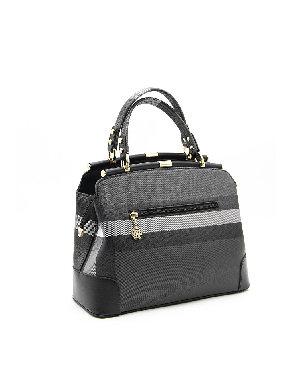 Siyah Kadın Omuz Çantası 706-33743 BAYAN ÇANTASI M129 SİYAH-MAT SİYAH-5