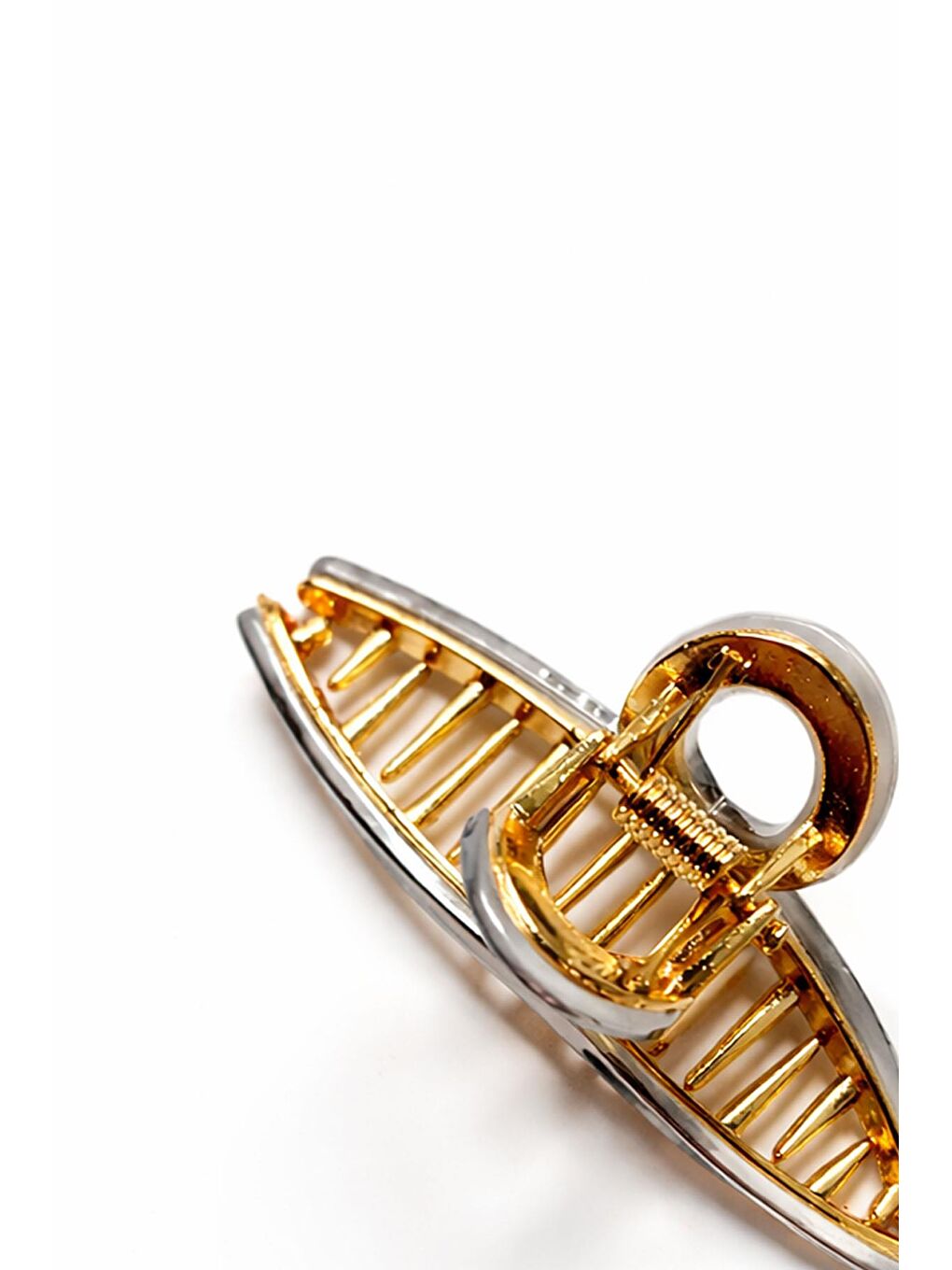 Gri Kaplumbağa Desenli Metal S Mndal Toka-2