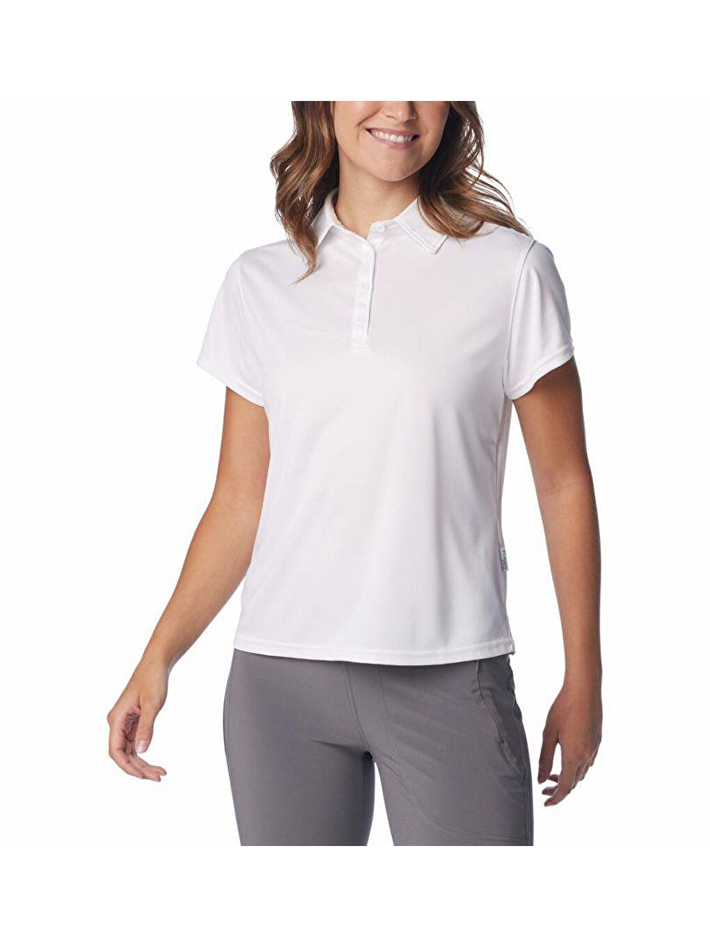 Columbia Tidal Tee SS Polo Kadın Kısa Kollu Polo T-shirt Beyaz FL2697-100