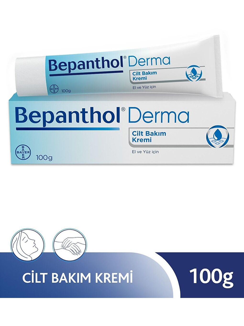 Bepanthol Renksiz Cilt Bakım Kremi 100 gr