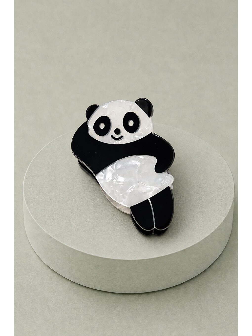 Karışık Lazy Panda Asetat Mandal Toka-1