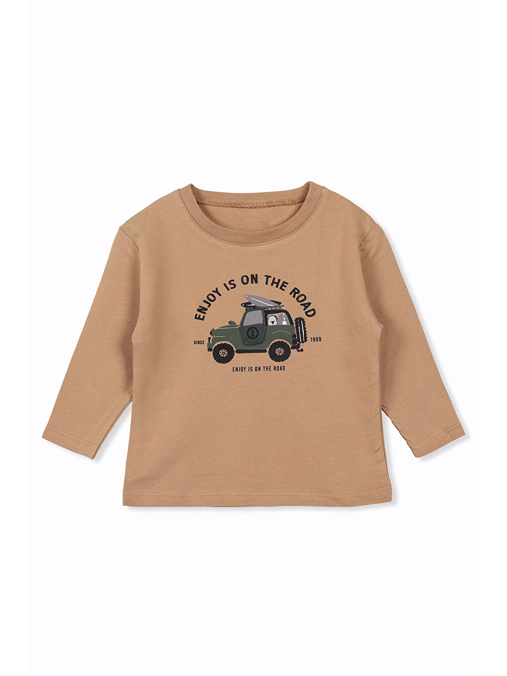 KİKO Kahverengi Erkek Bebek Sweatshirt