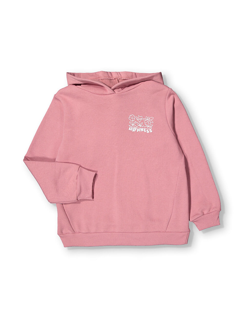 MİSSTUFFY Pembe Kız Çocuk Orta Kalınlıkta Basic Sweatshirt